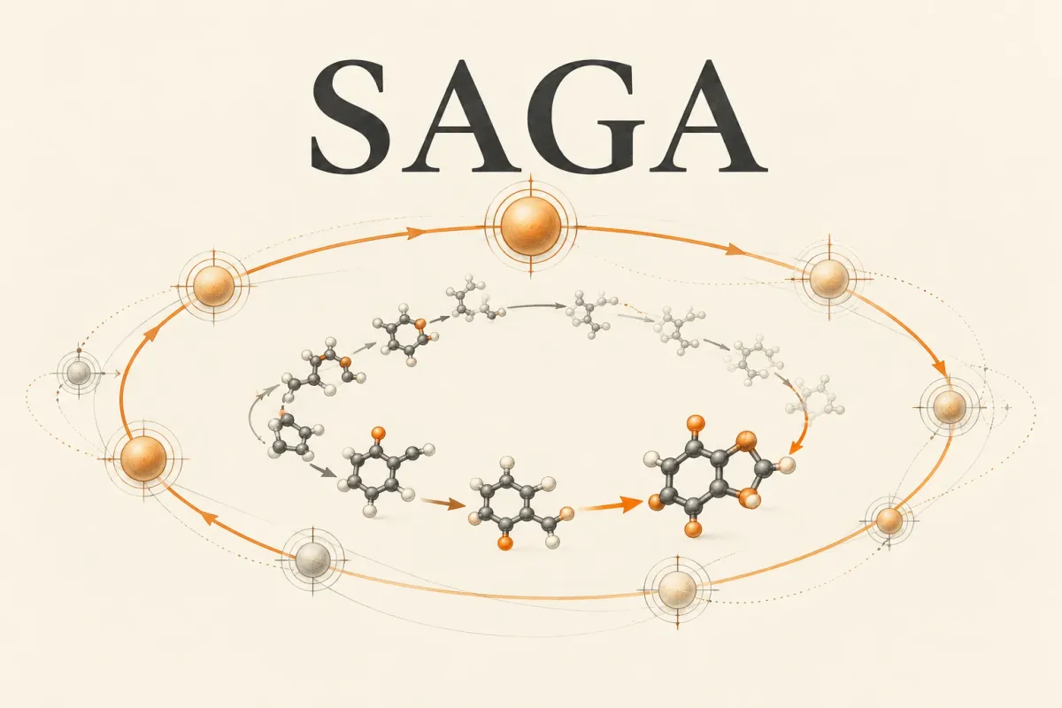 SAGA — evolving scientific objectives and molecular exploration
